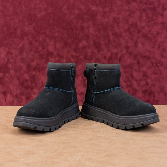 Koolaburra By UGG Women Black Suede Ultra Mini Hybrid Platform Boots 9US EUR 40 - Picture 4 of 7